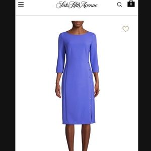 BNWT cobalt blue Hugo boss women’s dress size 0